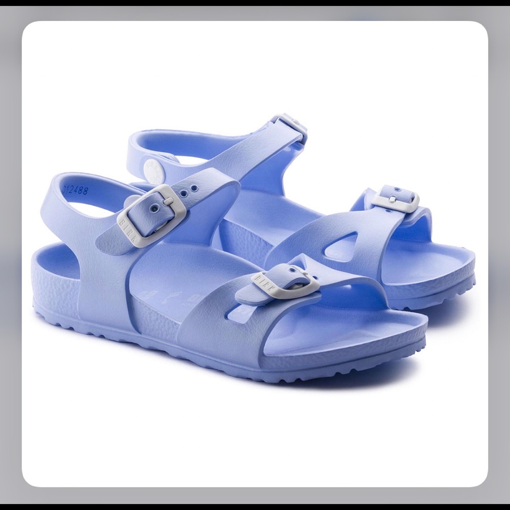Birkenstock Kids Rio Eva Sandal Light Blue